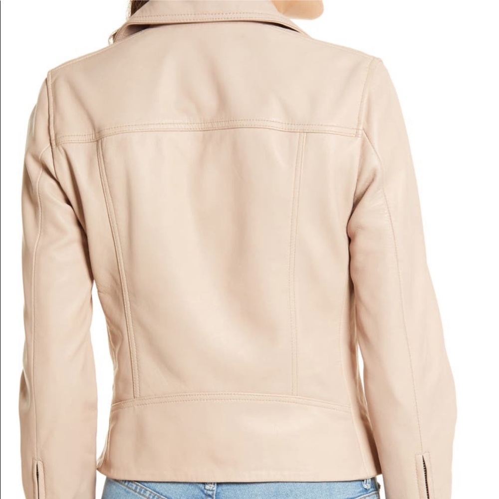 [All Saints] Dalby Leather Biker Jacket - Picture 2 of 4
